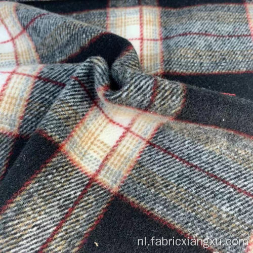 Aanpasbaar logo hoogwaardige dubbele gezichten tweed shirt